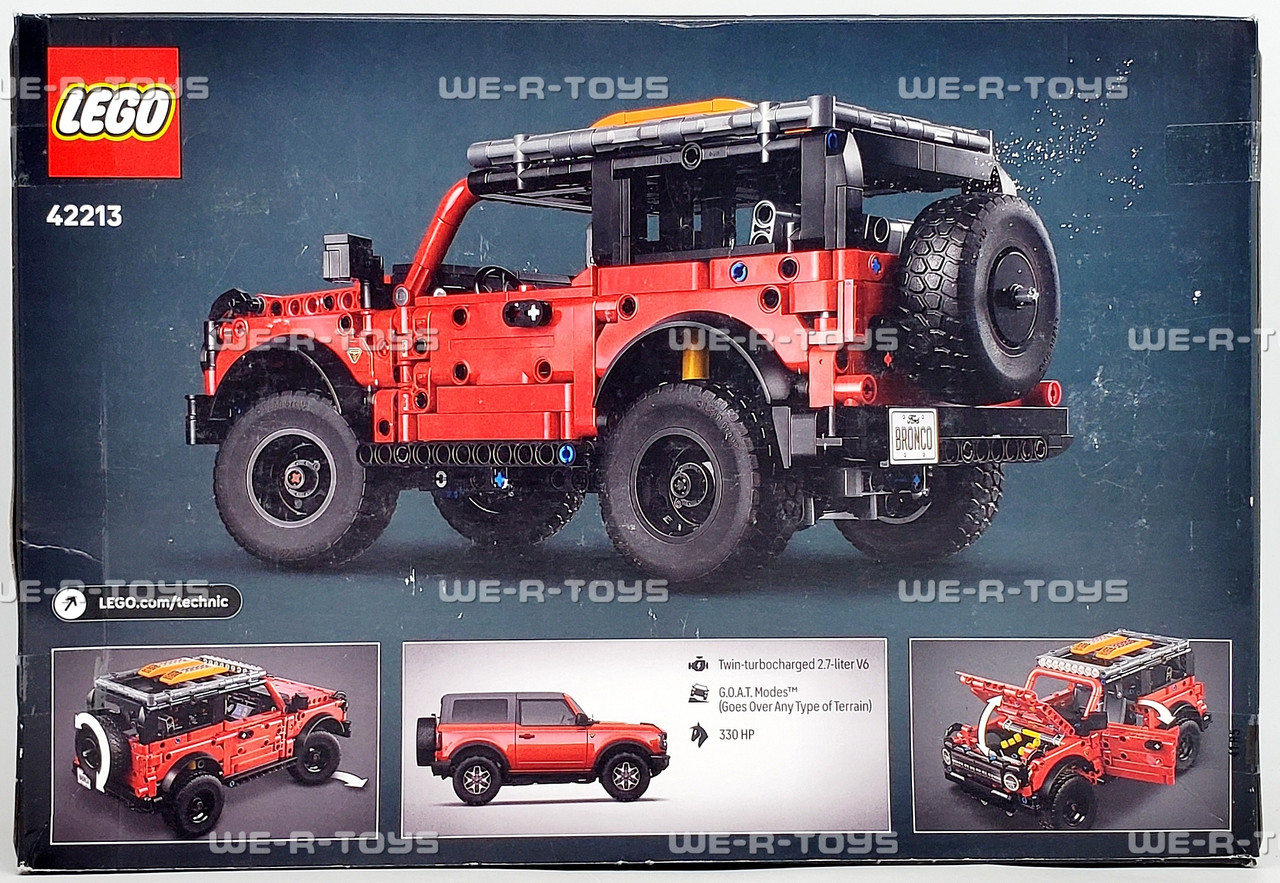 LEGO Technic Ford Bronco SUV 943 Piece Building Set 42213 - We-R-Toys
