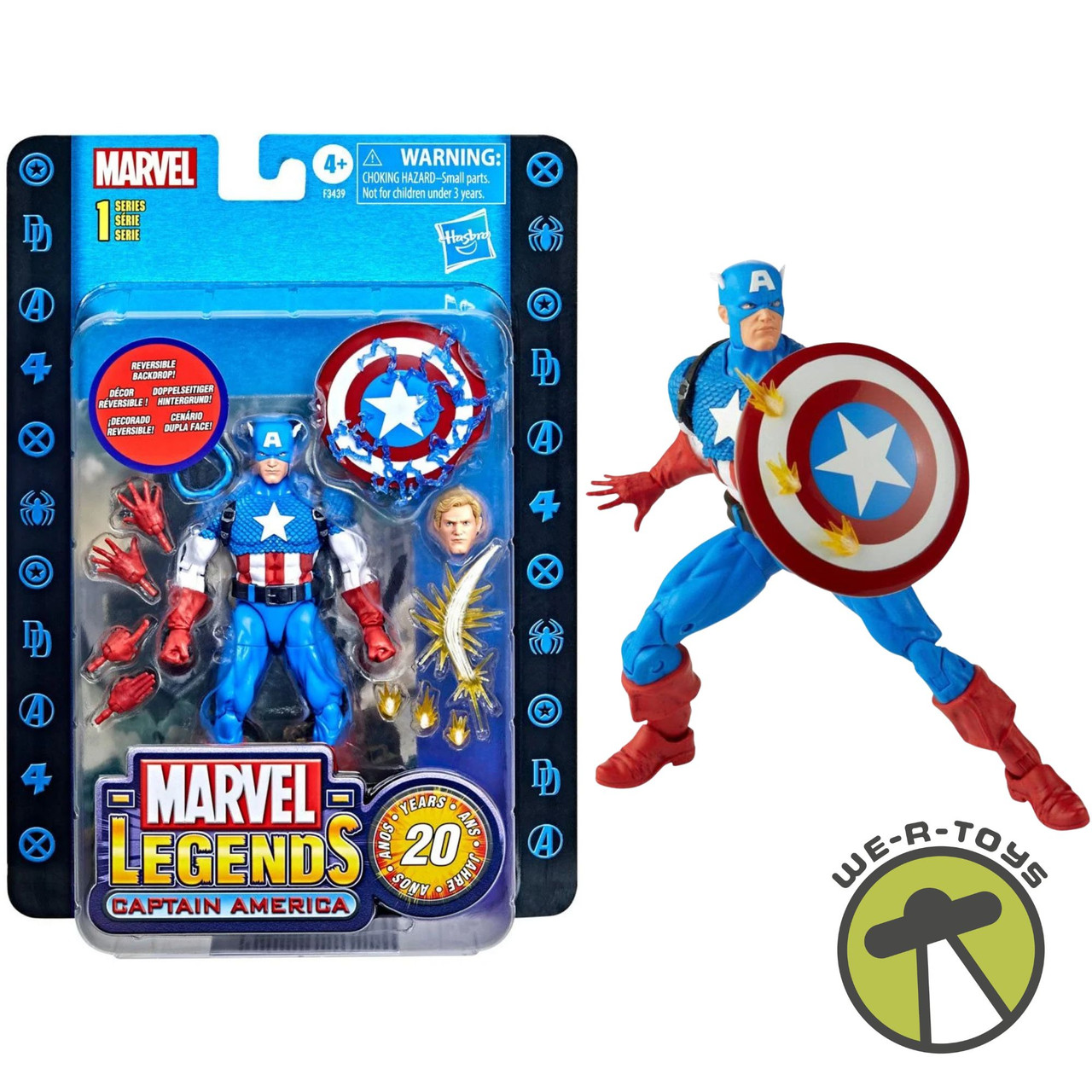 Marvel Legends 20th Anniversary Series 1 Captain America Action
