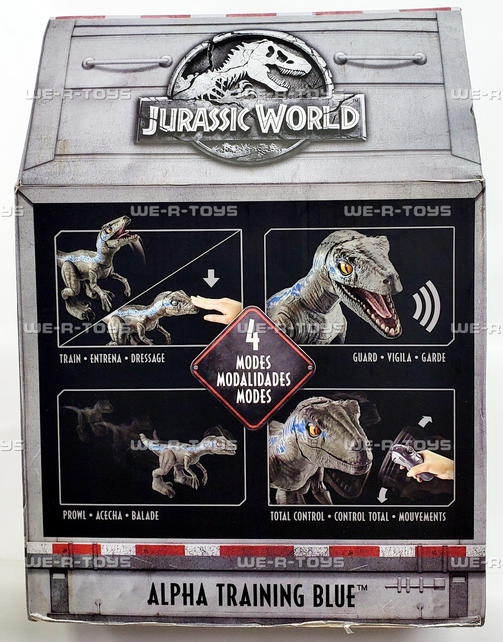 Jurassic World Alpha Training Blue Electronic Dinosaur 2018 Mattel