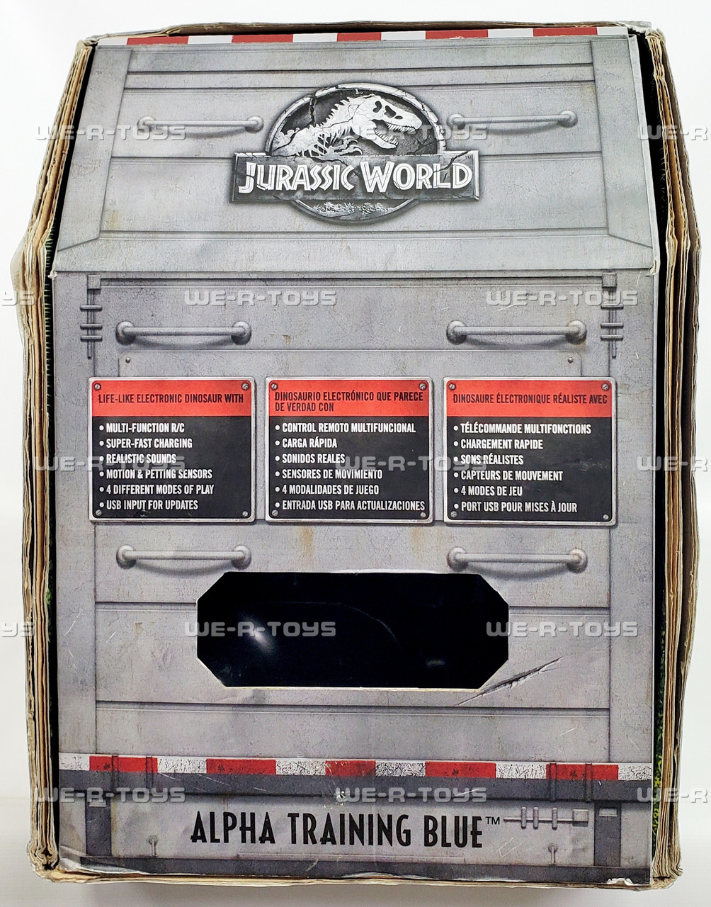 Jurassic World Alpha Training Blue Electronic Dinosaur 2018 Mattel