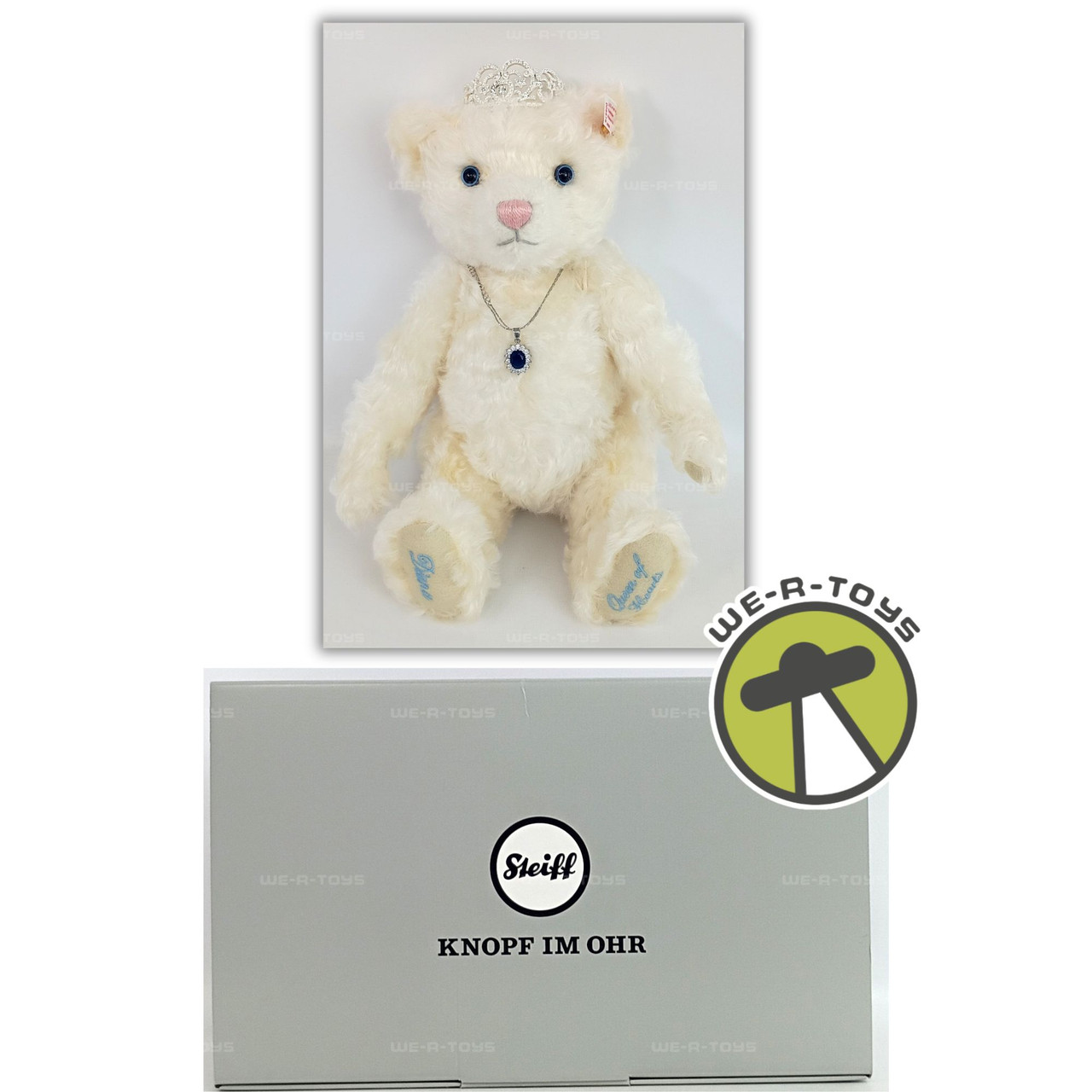 Steiff Princess Diana Queen of Hearts Mohair Teddy Bear Item