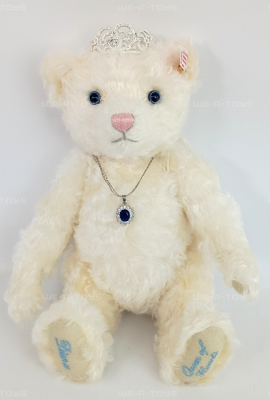 Steiff Princess Diana Queen of Hearts Mohair Teddy Bear Item