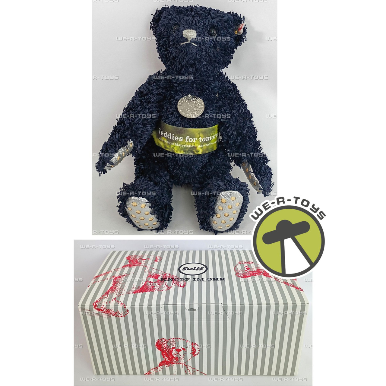 Steiff テディベアダークブルー35 Steiff After Midnight Teddy Bear Night Blue Teddies For Tomorrow