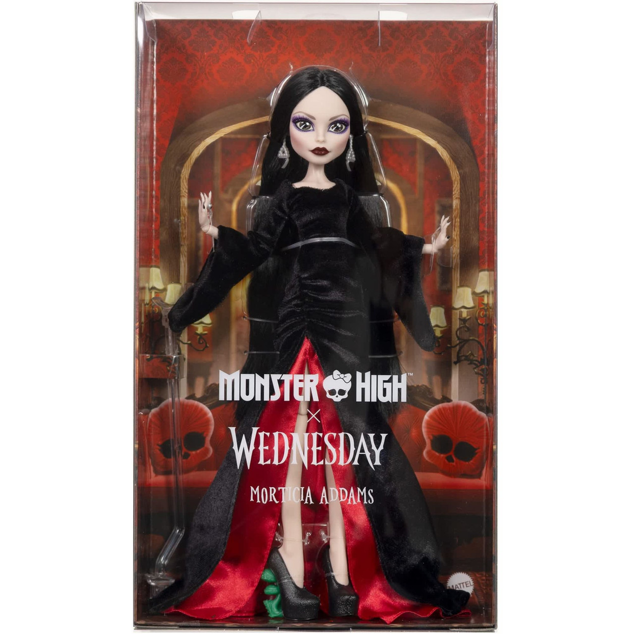 Monster High Wednesday Morticia Addams Skullector Doll 2026 Mattel