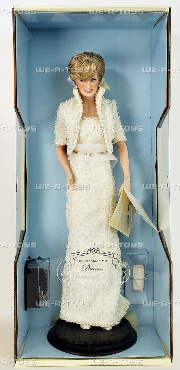 Diana Princess of Wales Porcelain Doll The Franklin Mint B11XT41