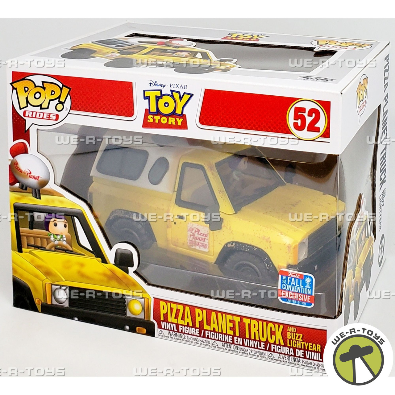 Funko POP Rides Toy Story Pizza Planet Truck & Buzz Lightyear 52
