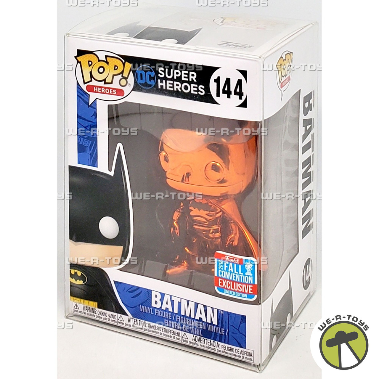 Funko POP Heroes DC Super Heroes Orange Chrome Batman 144 Vinyl