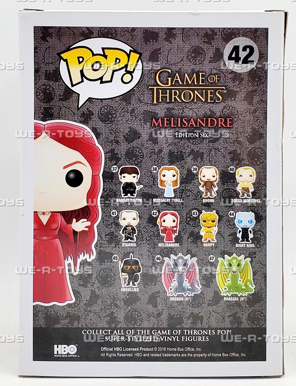 Funko POP Game of Thrones Melisandre 42 Translucent Vinyl Figure