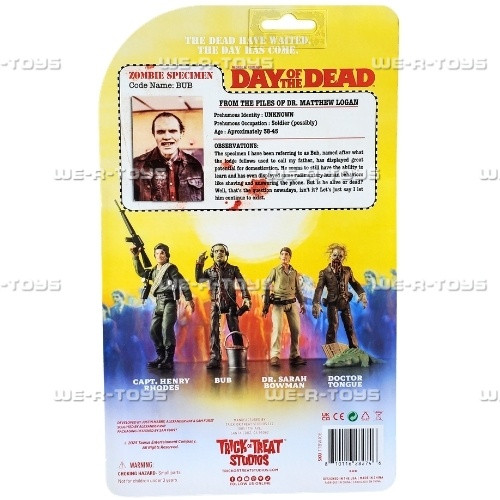 Day of the Dead Bub 5 Inch Action Figure Trick or Treat - We-R-Toys