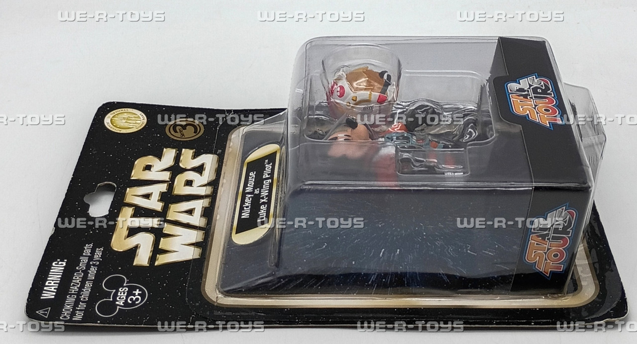 Star Wars Disney Star Tours Mickey Mouse as Luke X-Wing Pilot