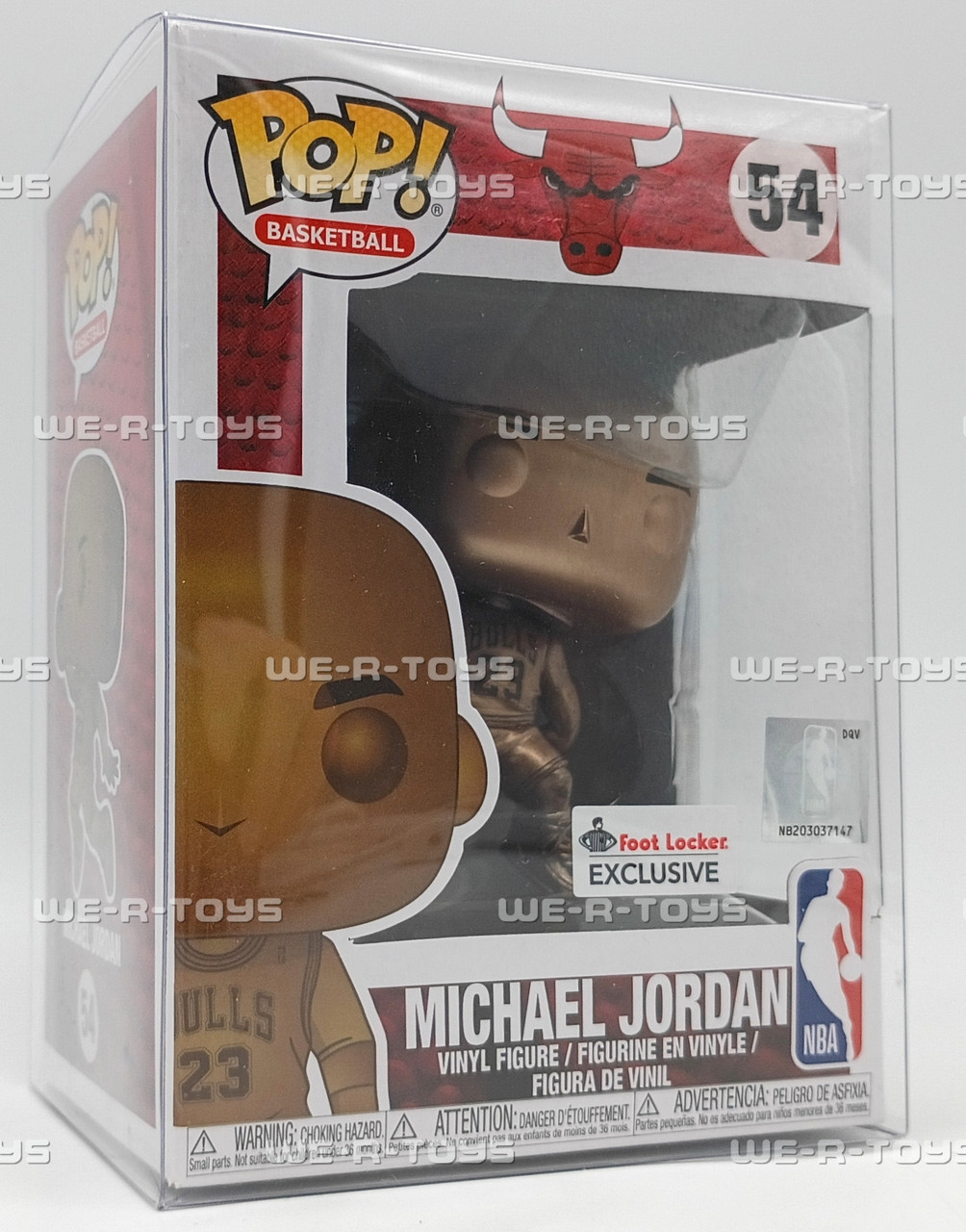 Funko POP! Basketball NBA Bulls Michael Jordan Bronze Edition #54