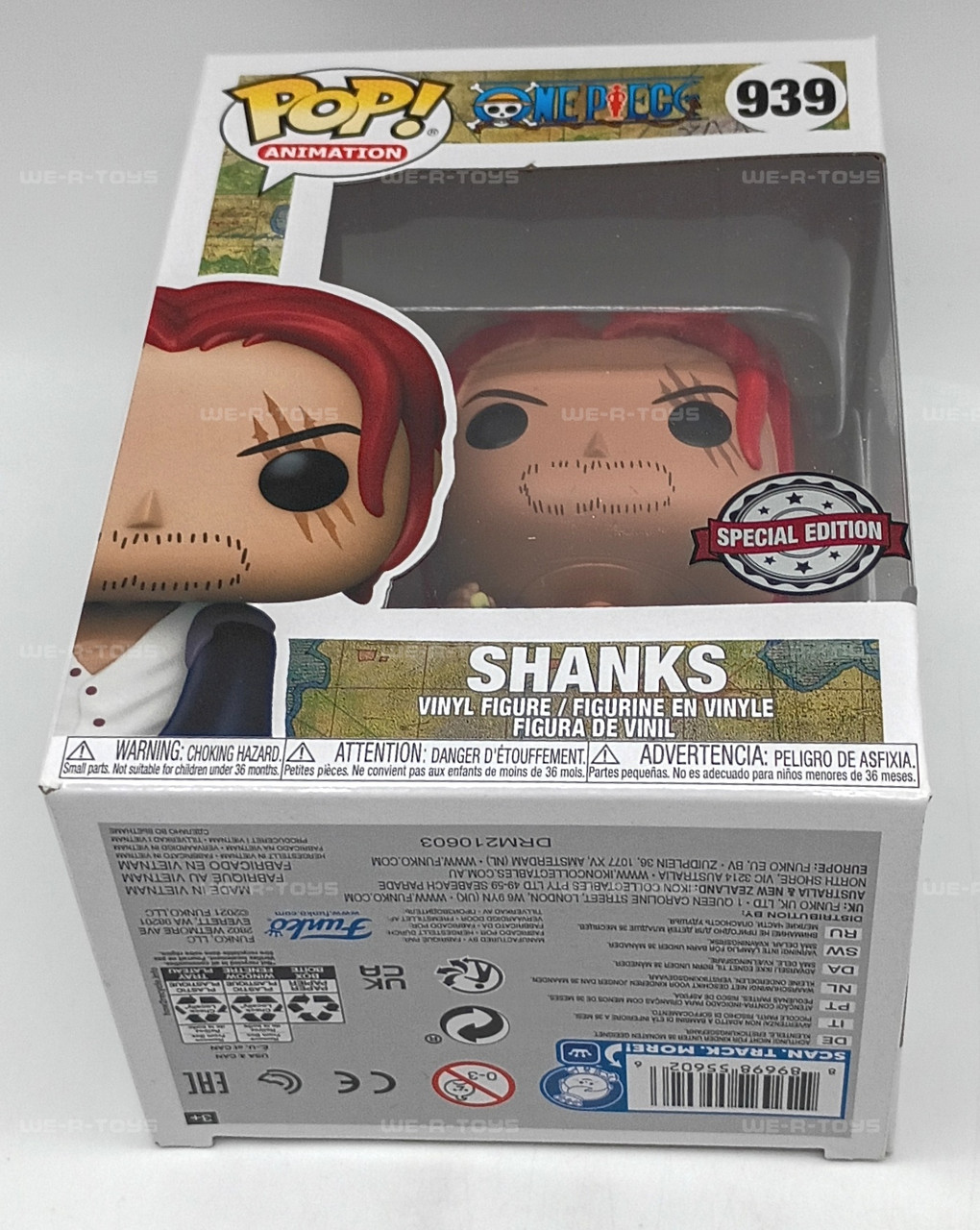 Funko One Piece 939 Funko POP One Piece Shanks (CHASE) – 939 – Édition Limitée – Vinyle 10 Cm – Neuf Funko One Piece 939 Funko POP One Piece Shanks (CHASE) – 939 – Édition Limitée – Vinyle 10 Cm – Neuf