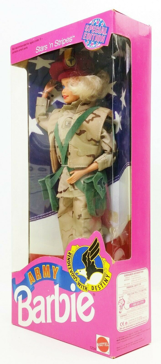 Amazon.com: Mattel Army Barbie Doll : Toys & Games