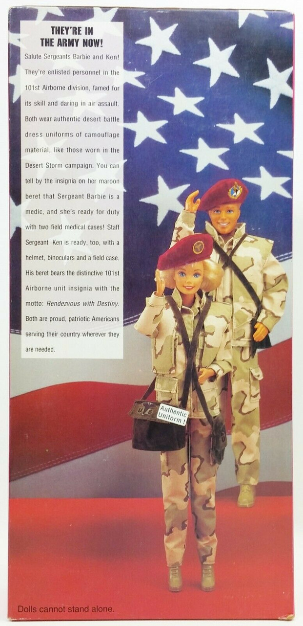 Army Barbie Doll Stars 'n Stripes Special Edition 1992 Mattel 1234