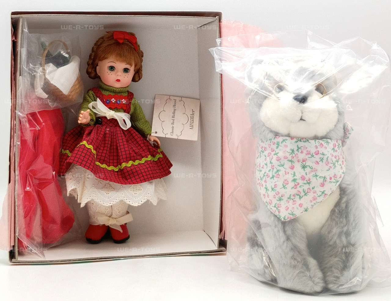 Madame Alexander Classic Red Riding Hood 2002 8 Inch Doll & Wolf