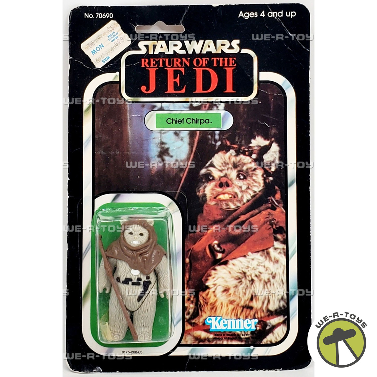 SF・ファンタジー・ホラー Kenner Star Wars Chief Chirpa Star Wars Return of the Jedi Chief Chirpa Action Figure 77 Back