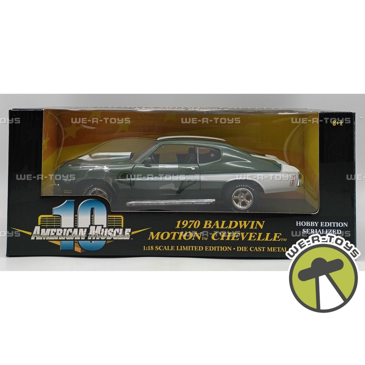 American Muscle 1970 Baldwin Motion Chevelle Green Die Cast
