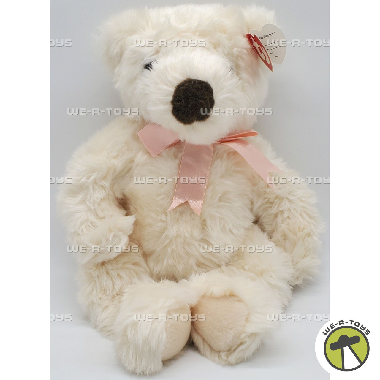 Ty Beanie Classics Baby Powder the Bear White Plush - We-R-Toys