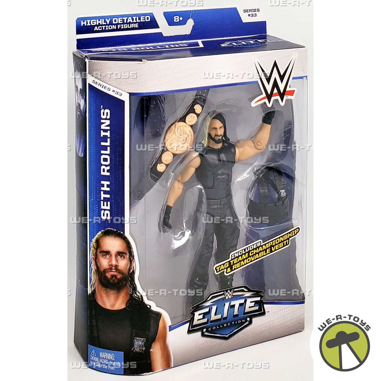 WWE Elite Collection Series 33 Seth Rollins Action Figure 2014