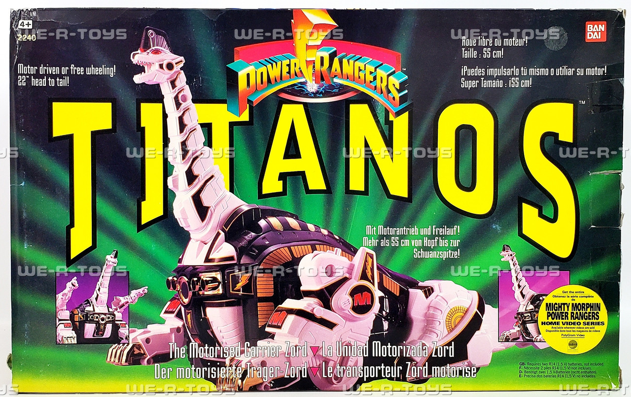 Power Rangers Titanus Motorized Carrier Zord Figure 1993 Bandai