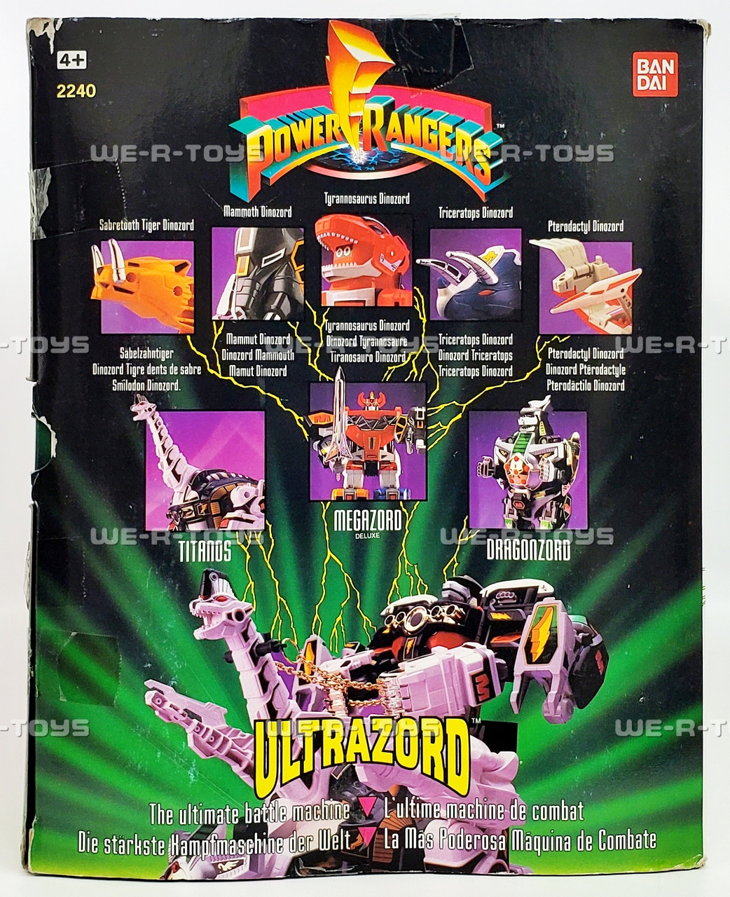 Power Rangers Titanus Motorized Carrier Zord Figure 1993 Bandai