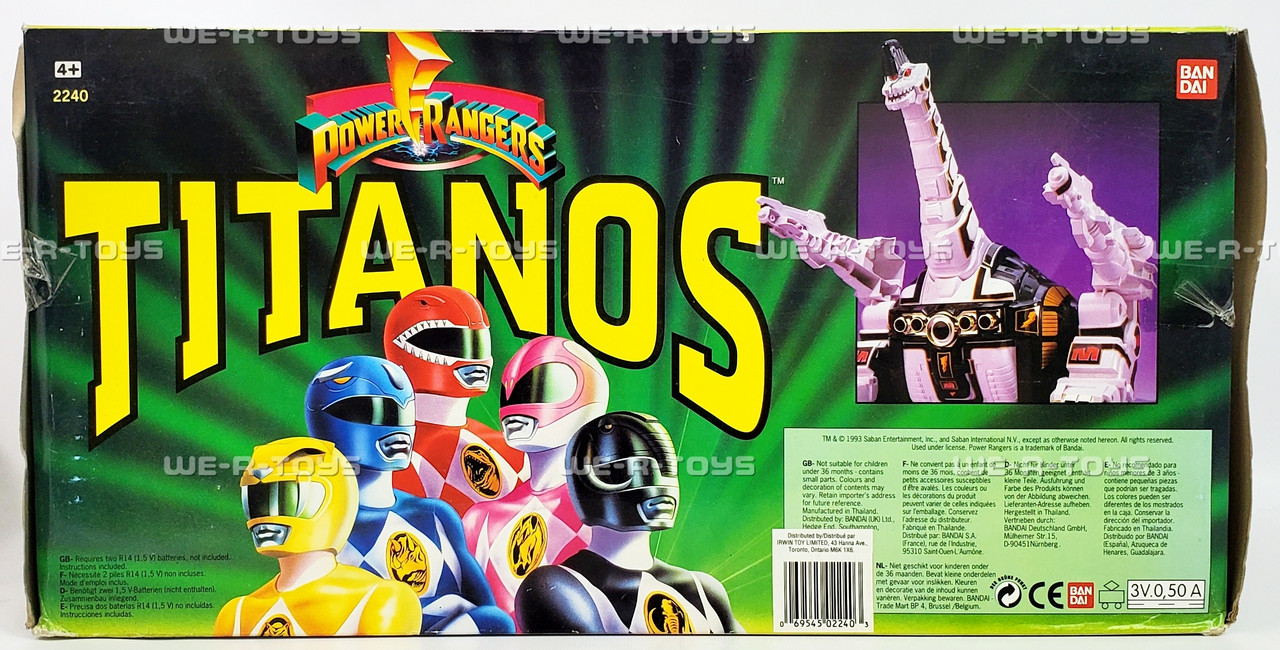 Power Rangers Titanus Motorized Carrier Zord Figure 1993 Bandai