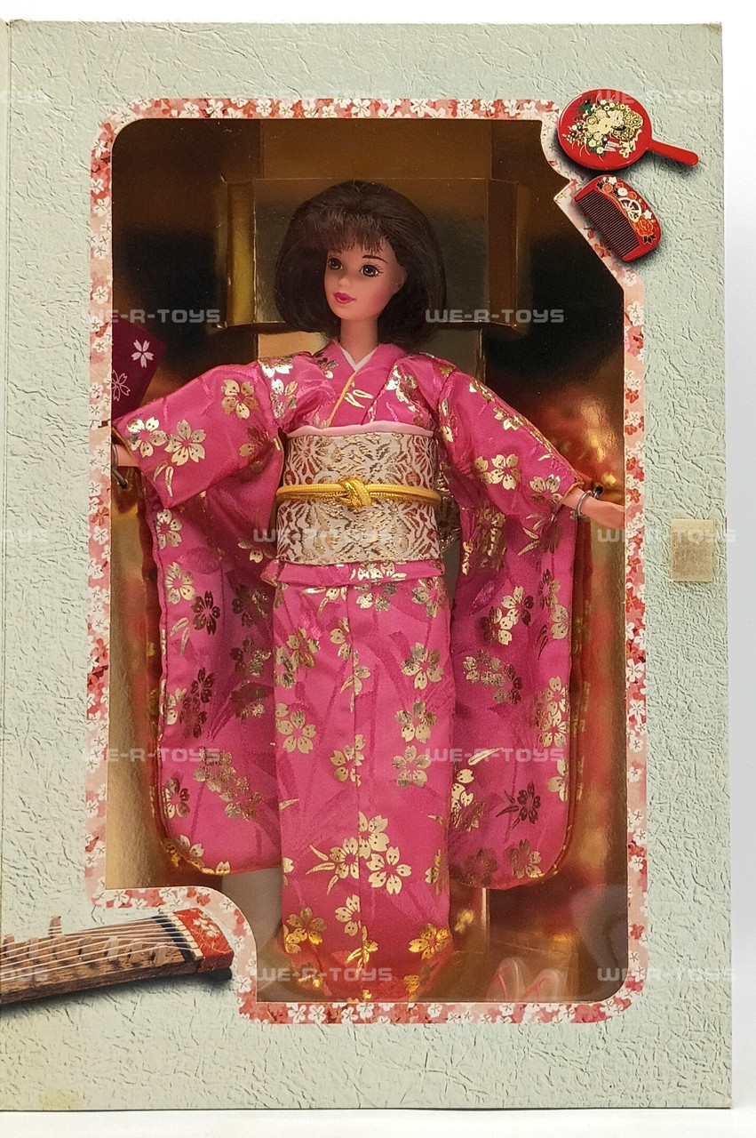 ハッピーニューイヤー バービー マテル 着物 お正月 Happy New Year Barbie Japanese Doll In Kimono Limited Edition 1996
