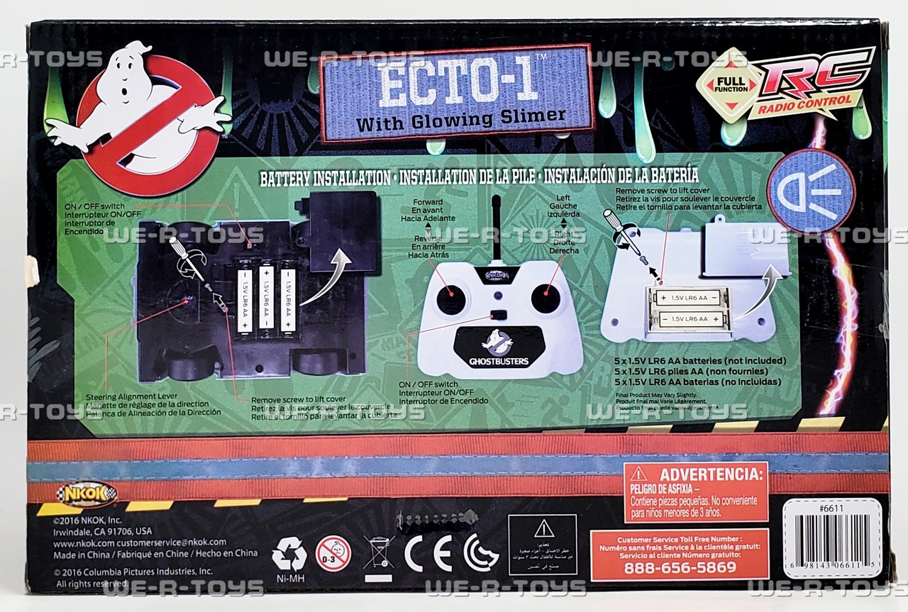 Ghostbusters Ecto-1 with Glowing Slimer Remote Control Vehicle