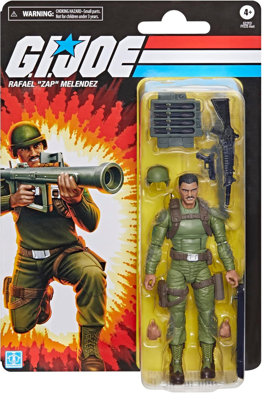 G.I. Joe Classified Series Retro Cardback Rafael Zap Melendez