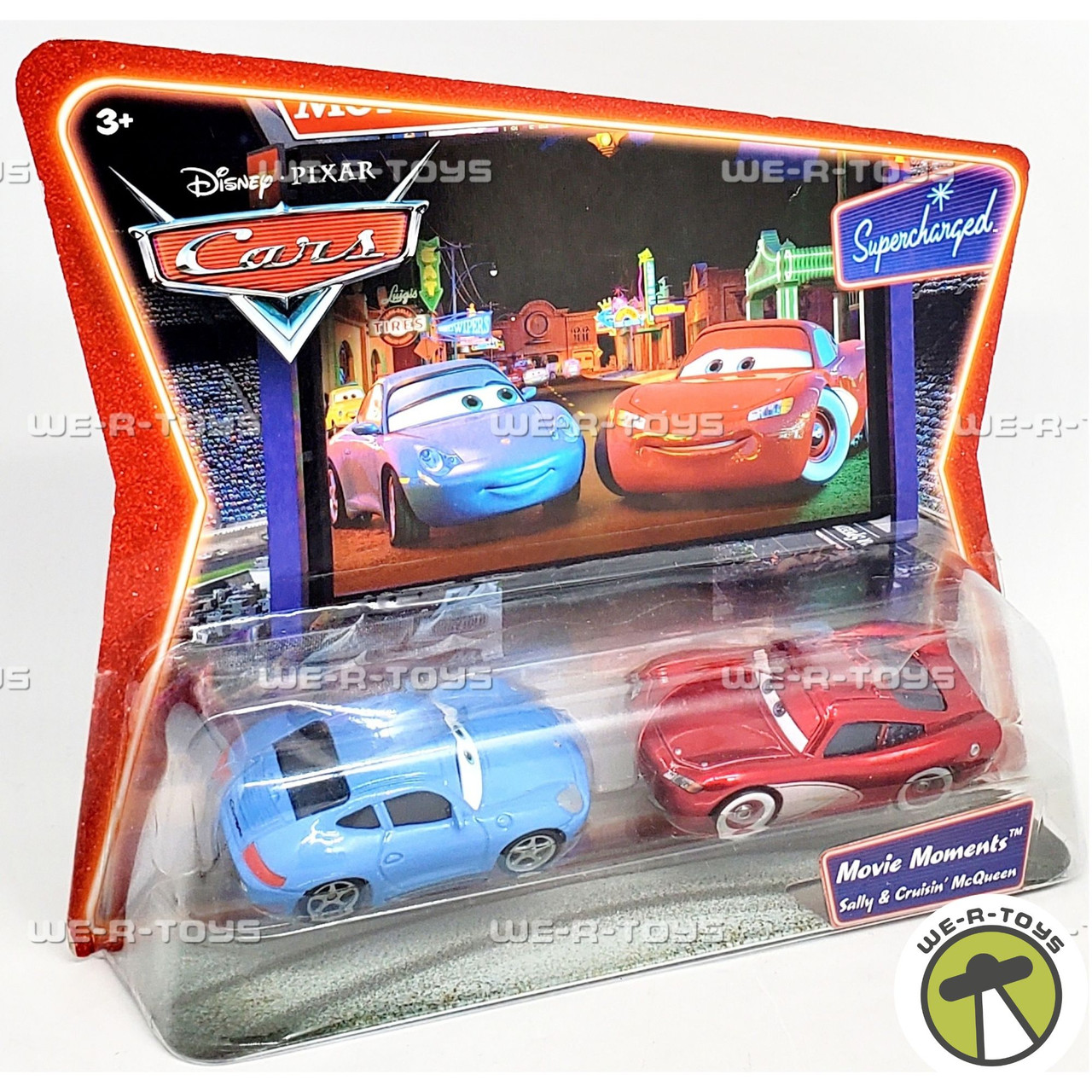 MATTELカーズムービーモーメント4 Sally & McQueen Disney Pixar Cars Movie Moments Sally and Cruisin' McQueen Vehicle