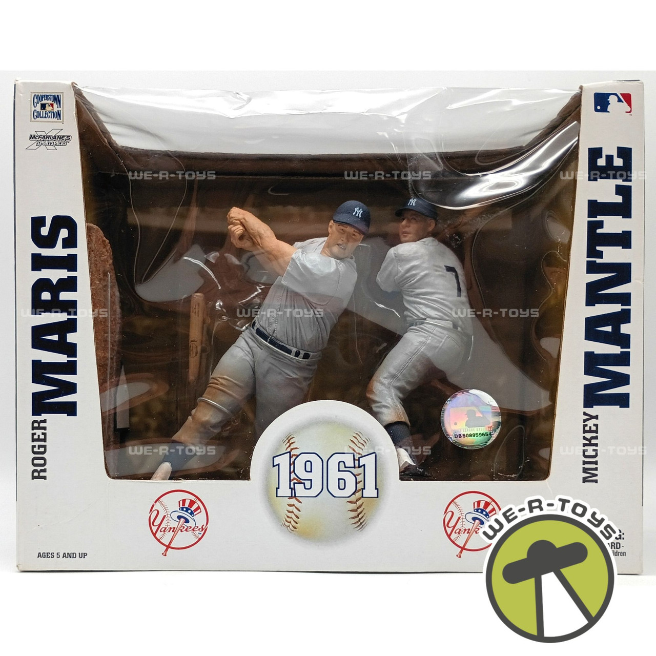 MLB New York Yankees Roger Maris & Mickey Mantle Action Figures