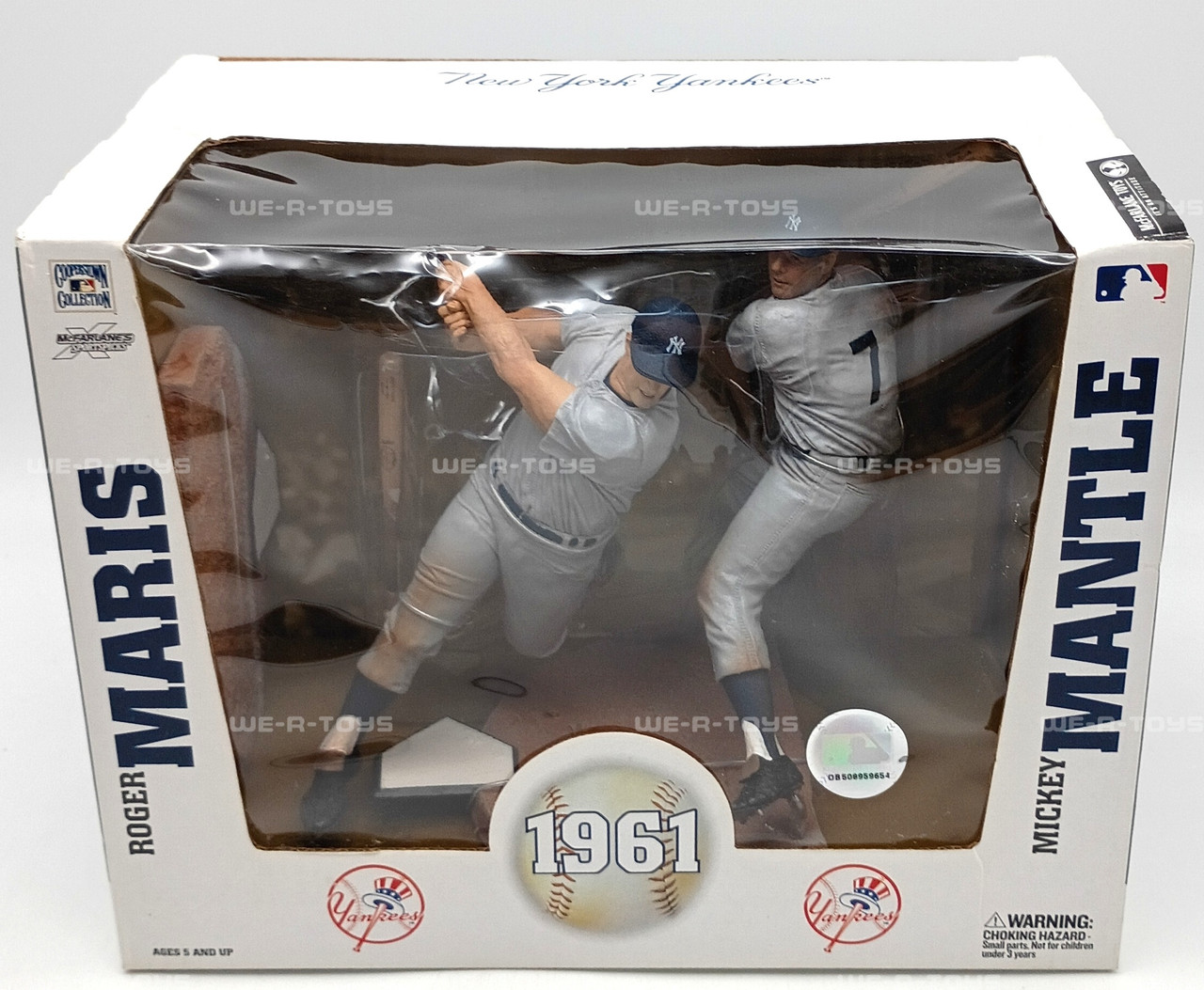 MLB New York Yankees Roger Maris & Mickey Mantle Action Figures