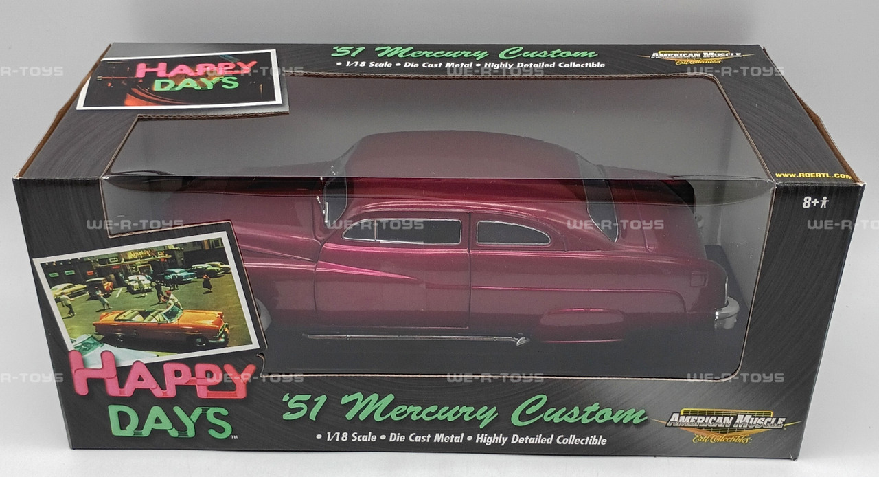 American Muscle Happy Days 51 Mercury Custom Die Cast Vehicle ERTL