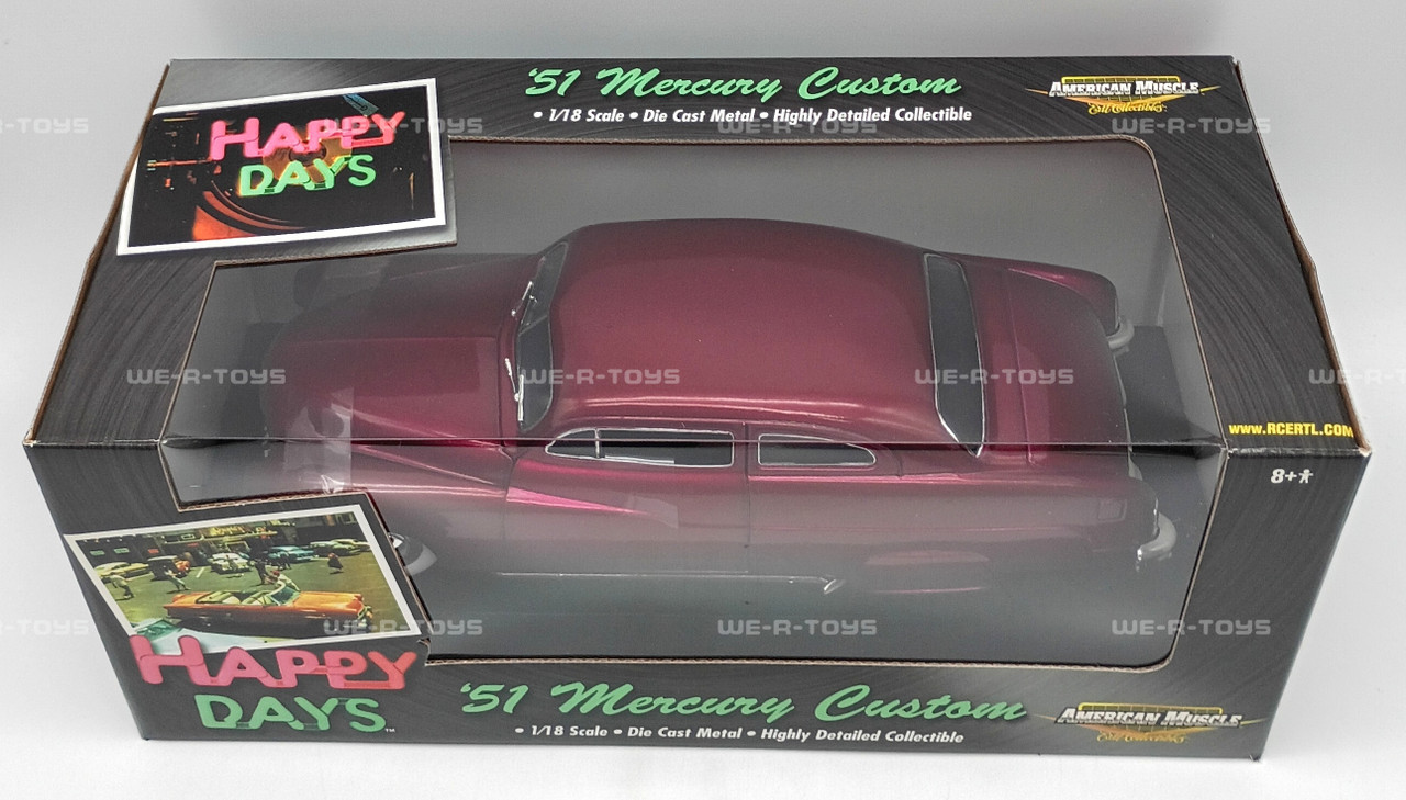 American Muscle Happy Days 51 Mercury Custom Die Cast Vehicle ERTL