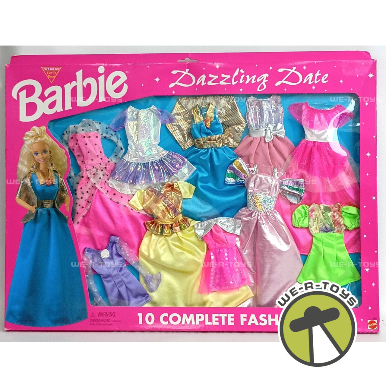 Barbie Dazzling Date 10 Complete Fashions Set Item#68563 Mattel