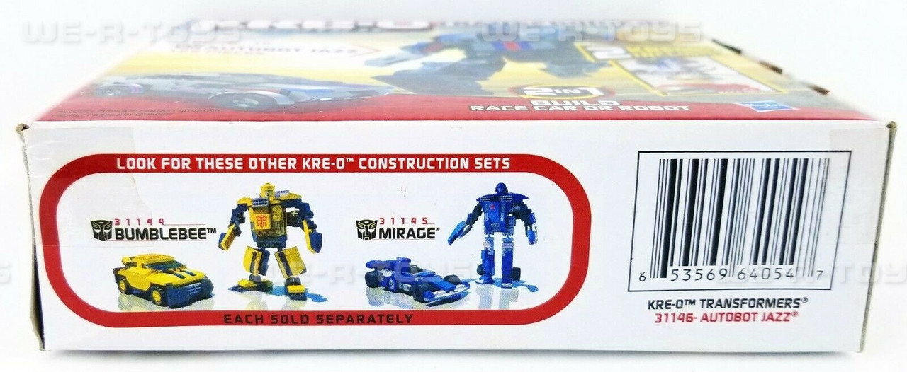 トランスフォーマー ダークサイド ムーン KRE-O ジャズ [122pcs] Kre-O Transformers Autobot Jazz 122 Piece Build Kit Hasbro