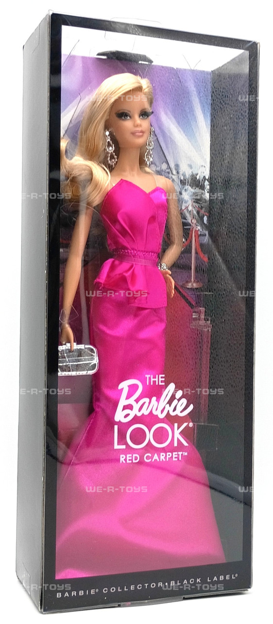 The Barbie Look Red Carpet Barbie Doll Black Label Blonde 2013