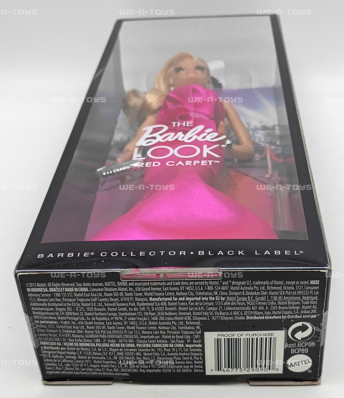 The Barbie Look Red Carpet Barbie Doll Black Label Blonde 2013