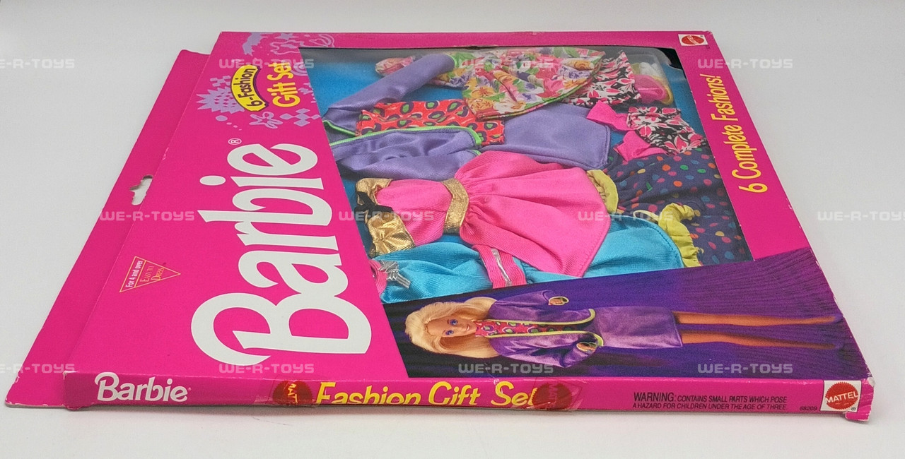Barbie 6-Fashion Gift Set 6 Complete Fashions Variety1994 Mattel