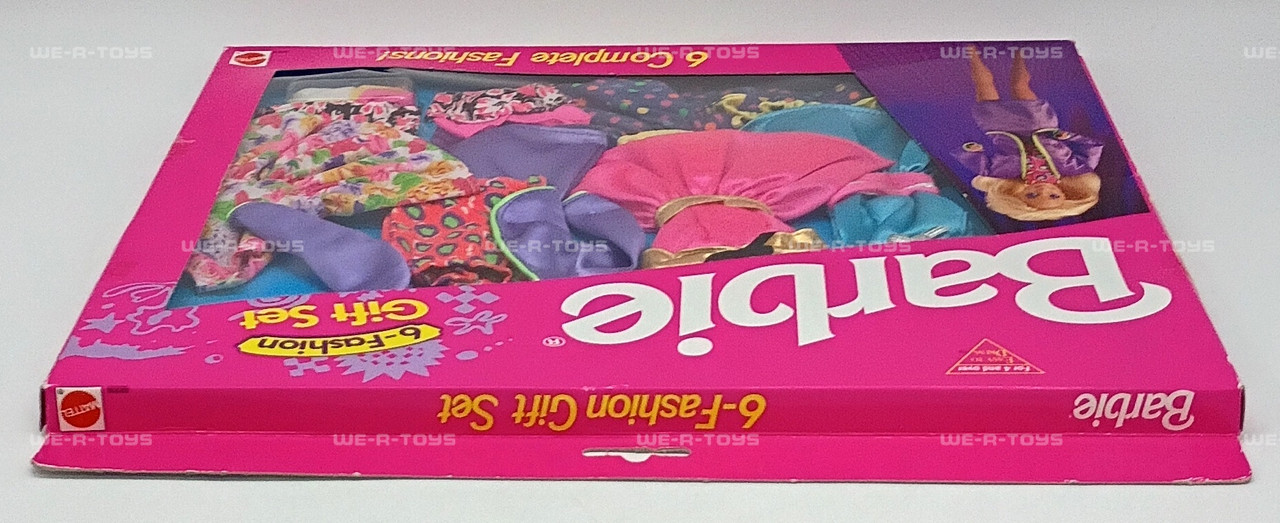 Barbie 6-Fashion Gift Set 6 Complete Fashions Variety1994 Mattel