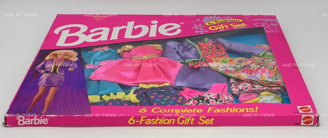 Barbie 6-Fashion Gift Set 6 Complete Fashions Variety1994 Mattel