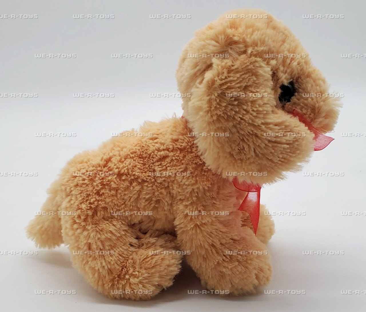 Ty Beanie Baby Pudding the Dog with Red Ribbon Plush 2006 - We-R-Toys