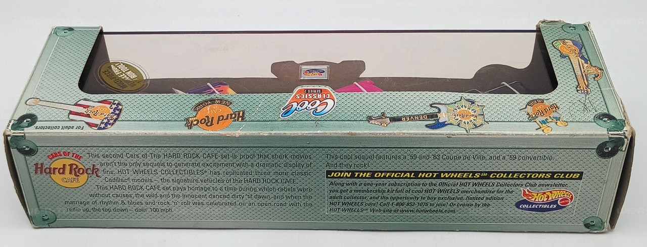 Hot Wheels Cars Of The Hard Rock Cafe Set of 3 Vehicles Cool