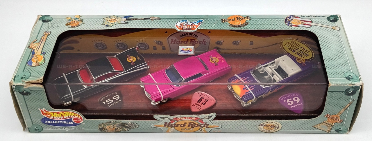 Hot Wheels Cars Of The Hard Rock Cafe Set of 3 Vehicles Cool