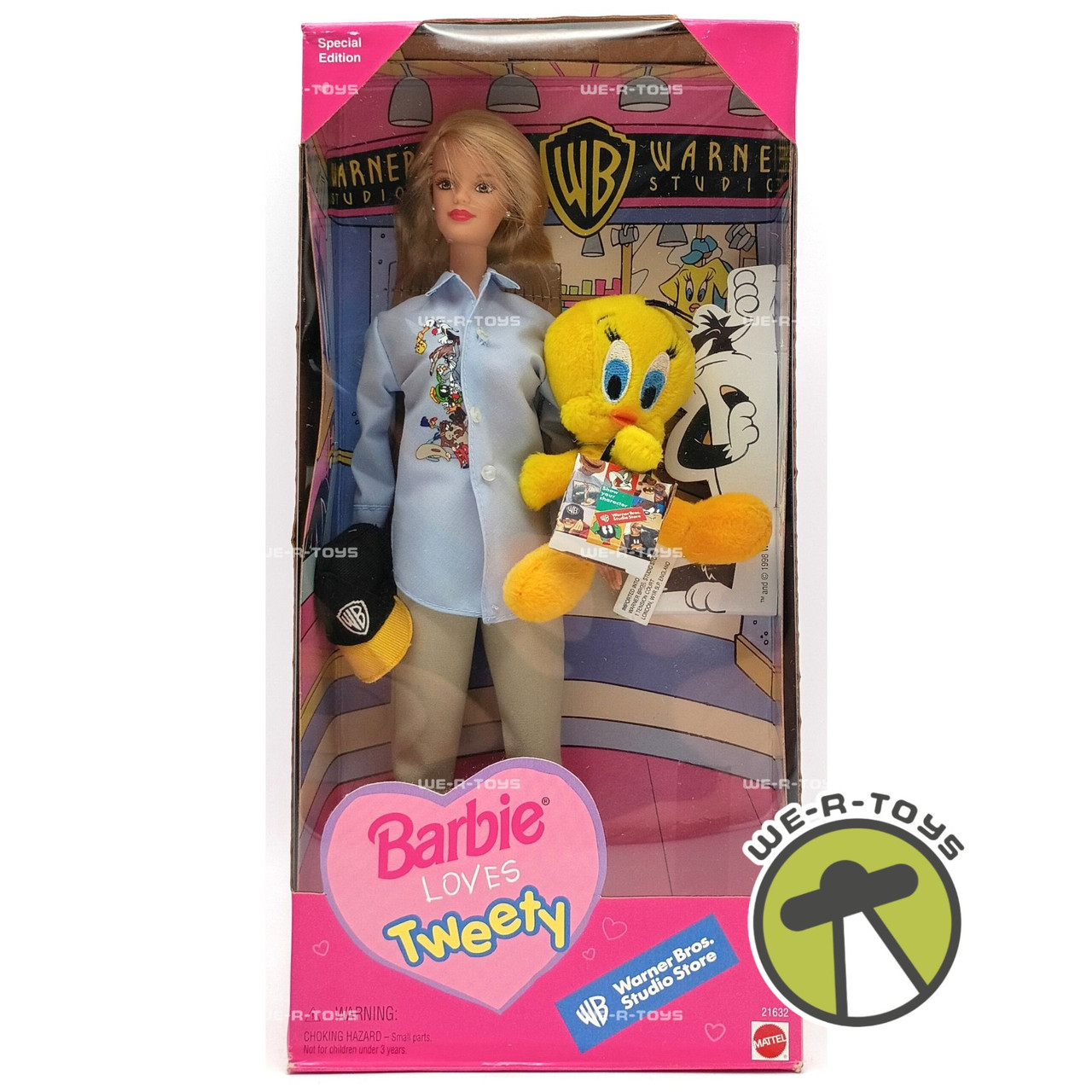 Barbie Loves Tweety Barbie Doll & Tweety Bird Mini Plush Special