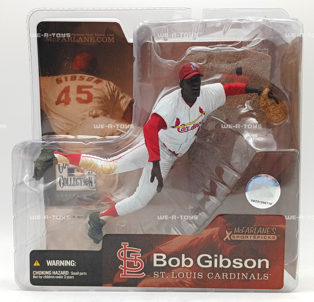 スポーツ MLB McFarlane Bob Gibson ST Cardinals Amazon.com: McFarlane Toys MLB Cooperstown Hall of Fame Figure