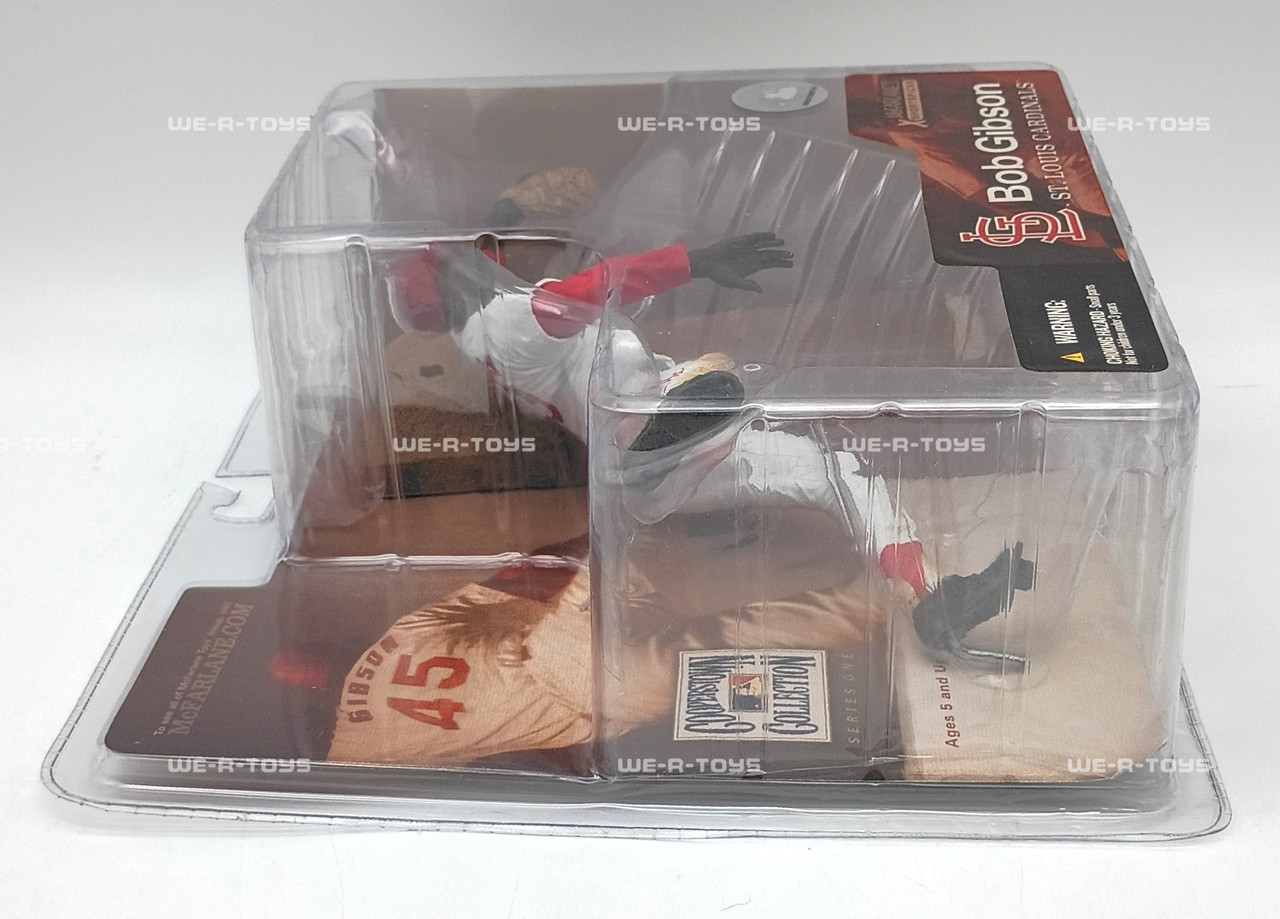 MLB Bob Gibson #45 St. Louis Cardinals Baseball Figure McFarlane