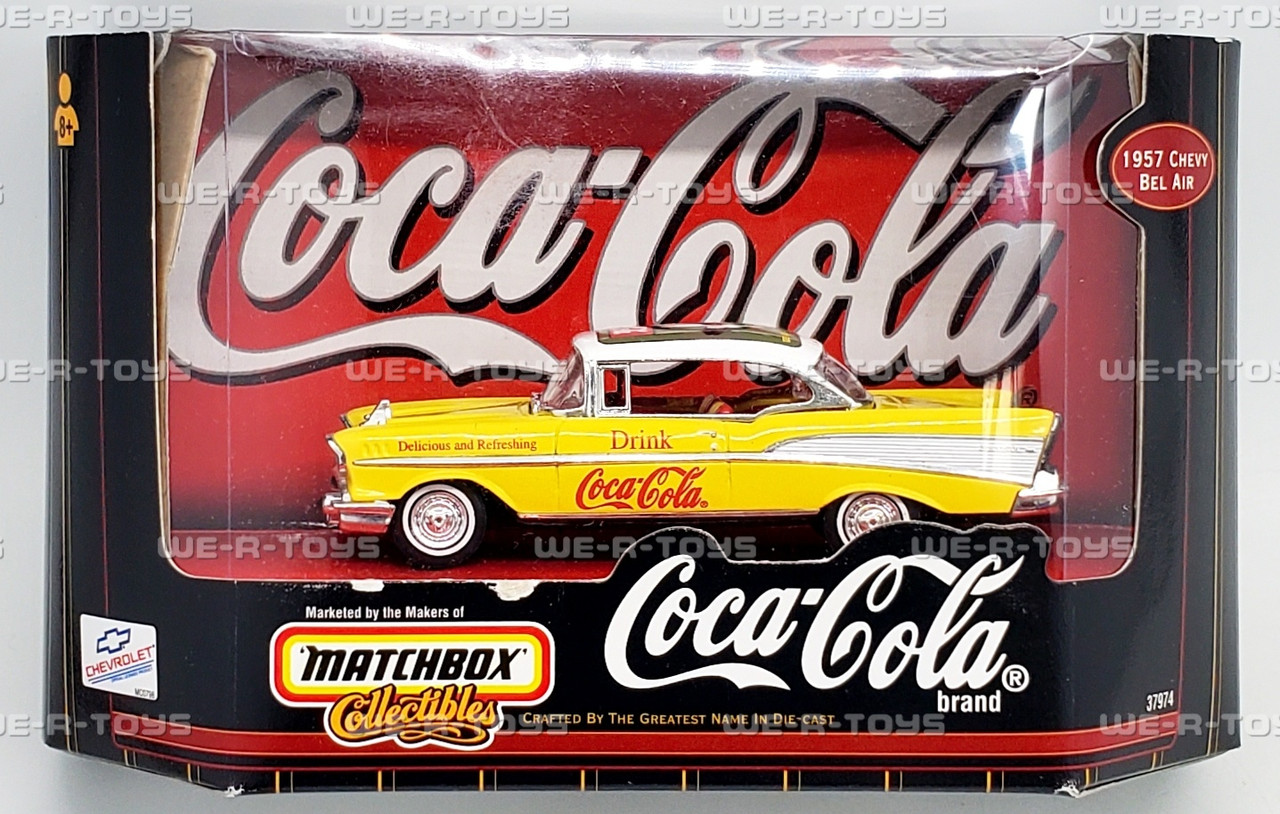 Matchbox 1957 Chevy Bel Air Coca-Cola Die Cast Car 1998 Mattel