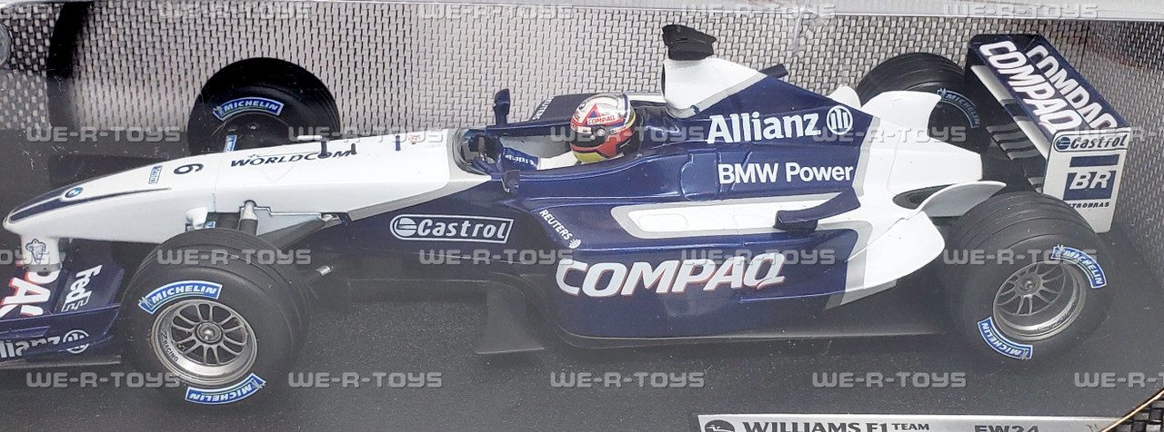 Hot Wheels Racing Williams F1 Team FW24 Juan Pablo Montoya Car
