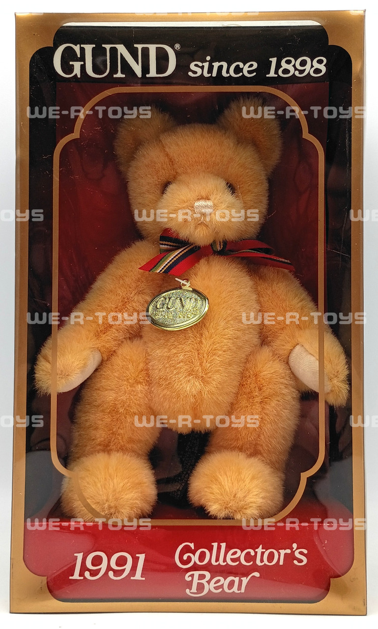 Gund Collectors Bear 1991 Golden Honey Bear 9 Inch Teddy Bear